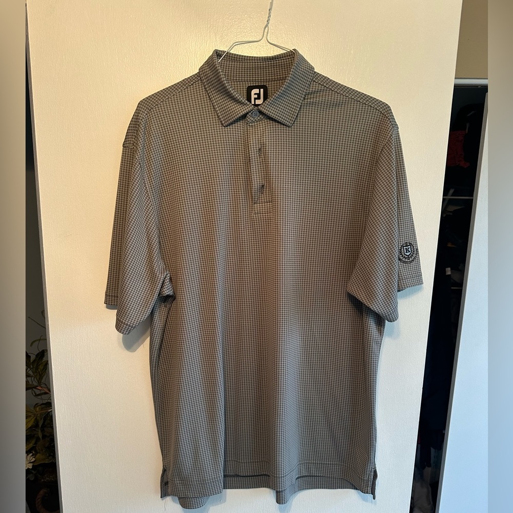 Patterned Foot Joy polo